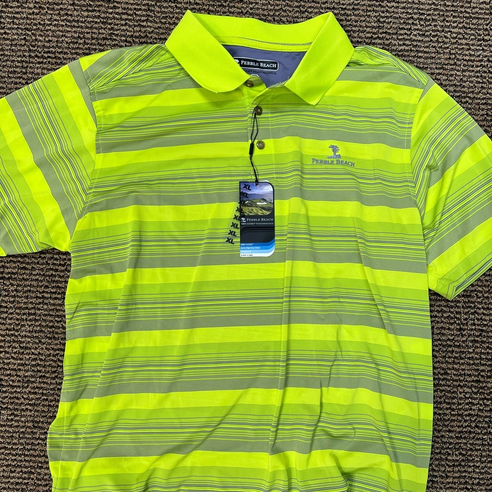 NWT men’s polo pebble beach XL